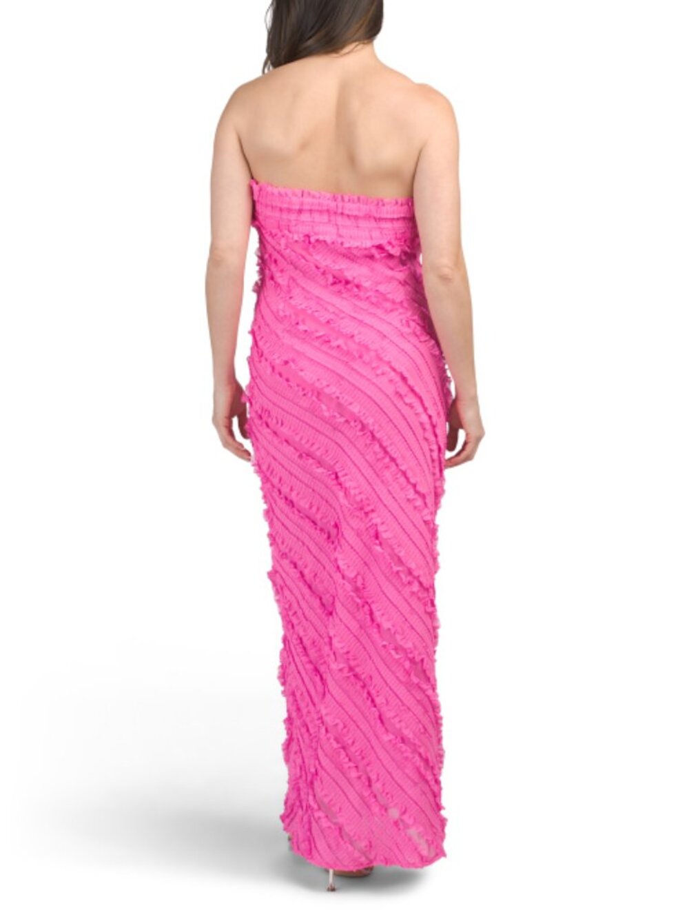 ENDLESS ROSE Strapless Ruffled Maxi Dress - Picture 2 of 5